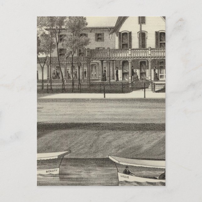 Postal 5ª Avenida House, Ocean Beach, NJ (Anverso)