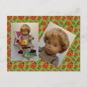 Postal 501 Sasha Baby Sandy Vestido Postkarte