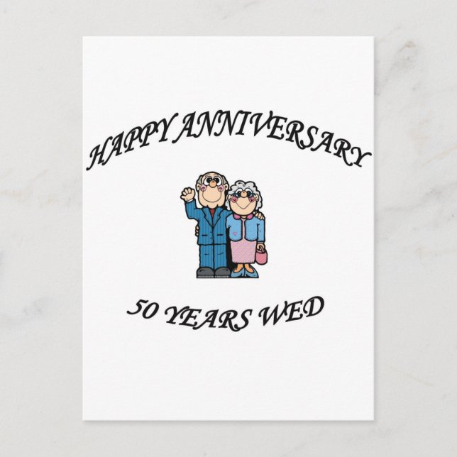 POSTAL 50.ª. ANIVERSARIO (Anverso)