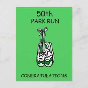 Postal 50.ª felicitación de Park Run