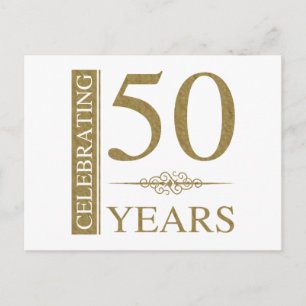 Postal 50.º Aniversario Boda