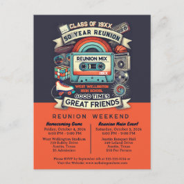 Postal 50.º retroceso de la Reunión Escolar