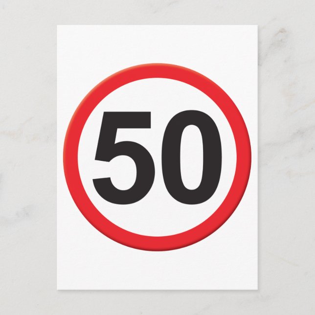 Postal 50 años (Anverso)