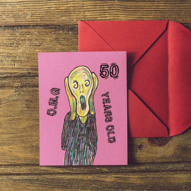 Postal 50 años de edad cualquier edad (Subido por el creador)