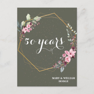 Postal "50 años de eternidad: un aniversario para recorda