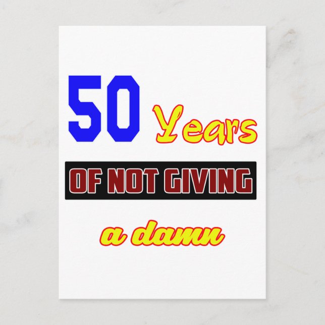 Postal 50 años de no dar una (Anverso)