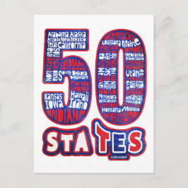 POSTAL 50 ESTADOS UNIDOS