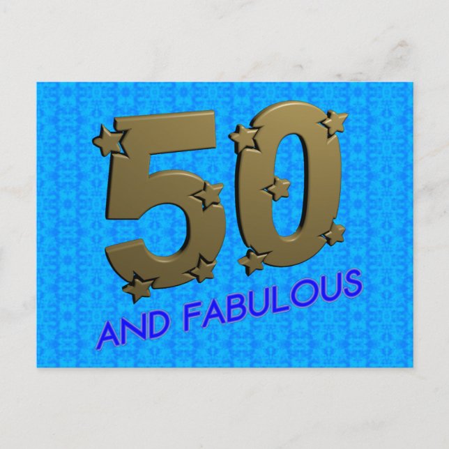 Postal 50 Y Fabuloso (Anverso)