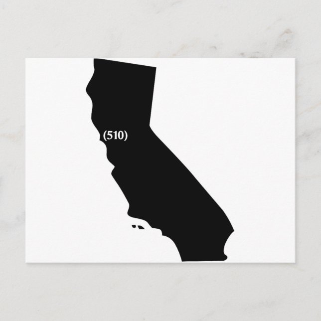 Postal 510 Area Code, California, Bay Area (Anverso)