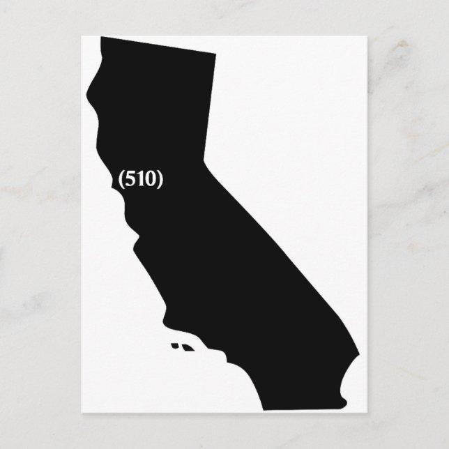 Postal 510 Area Code, California, Bay Area (Anverso)