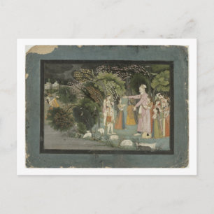 Postal 51.207/28 Nanda pidiendo a Radha que acompañe a Kr