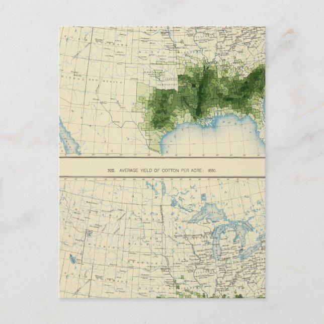 Postal 52 Algodón 1890 (Anverso)