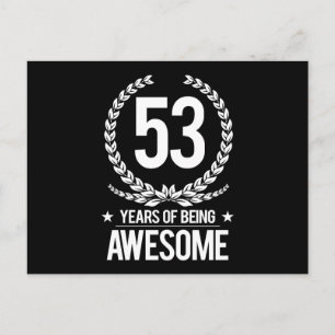 Postal 53 Aniversario (53 Años De Ser Increíble)