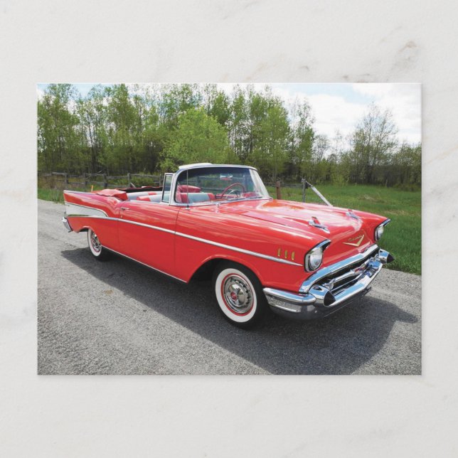 Postal 57' Chevy Convertible (Anverso)