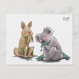 Postal 57: Koala y canguro