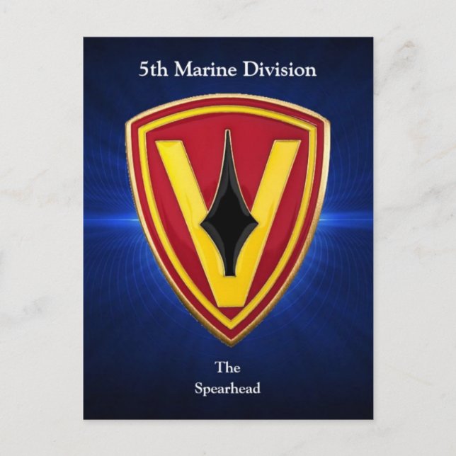 Postal 5.º Div de Mar (Anverso)