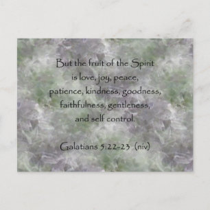 Postal 5:22 de Galatians - fruta de 23 ~ del alcohol