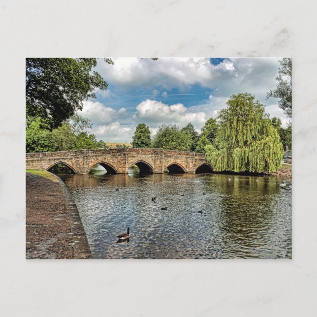 Postal 5 Arcos del puente Bakewell (Anverso)