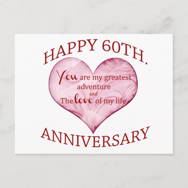 Postal 60.ª. Aniversario (Anverso)