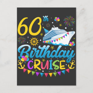Postal 60.º Fiesta del Día B del crucero de cumpleaños