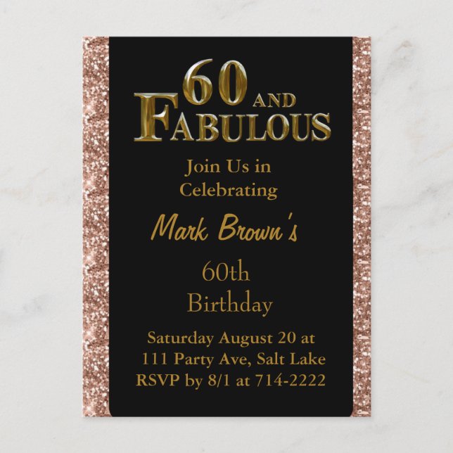 Postal 60 cumpleaños (Anverso)