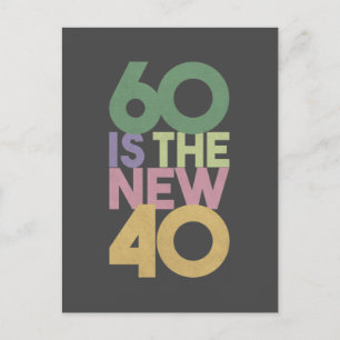 Postal 60 es el nuevo regalo de cumpleaños 40 - 60 Ca ese