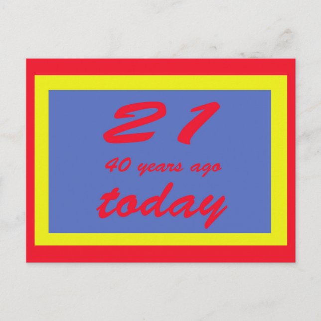 Postal 61 años (Anverso)