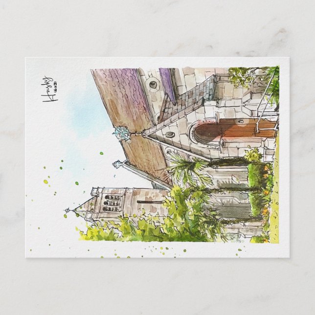 Postal 61; Iglesia anglicana de San Juan (Anverso)