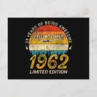 63 años Regalo de cumpleaños número 63 Retro Genia