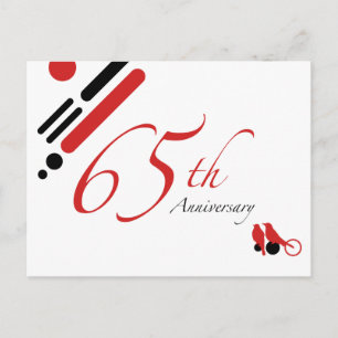 Postal 65° aniversario (aves mod)