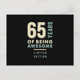 Postal 65 Años De Ser Increíble - Cumpleaños 65