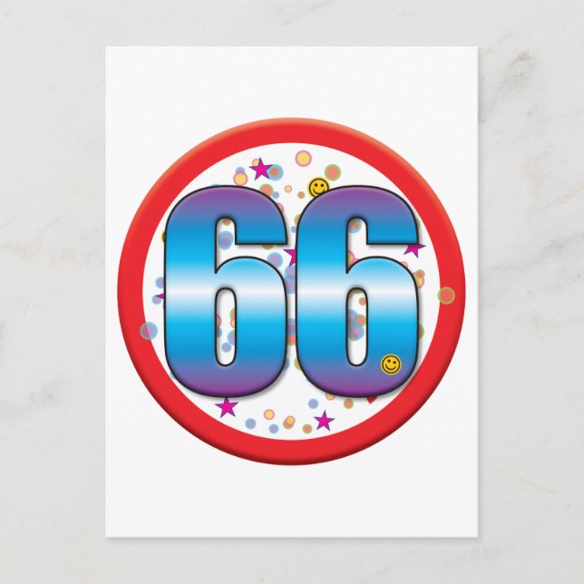 Postal 66.º cumpleaños v2 (Anverso)