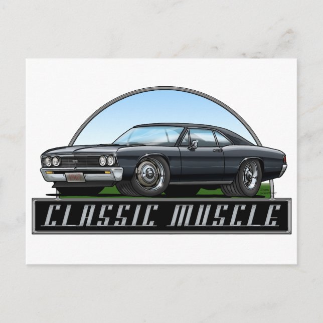 Postal 67_Chevelle_Black (Anverso)