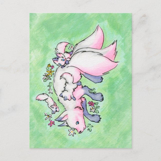 Postal 6.ª zorra (Anverso)