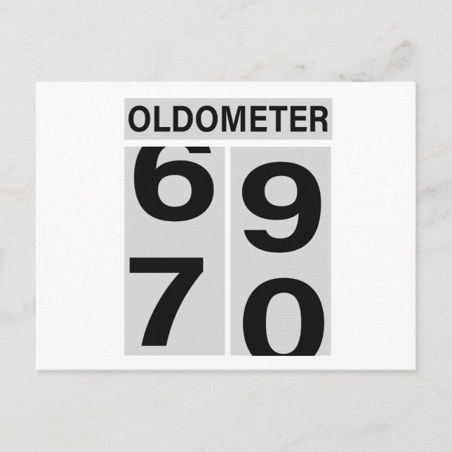 Postal 70.º Oldometer (Anverso)