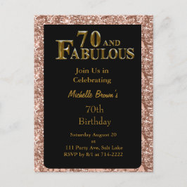 Postal 70 cumpleaños