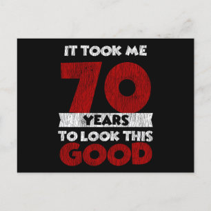 Postal 70 Cumpleaños Me Hice Ver Bien Cumpleaños 70