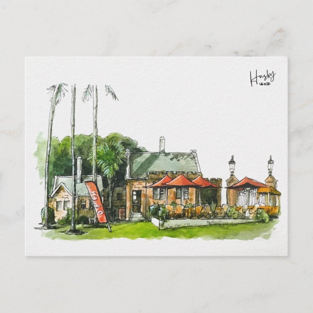 Postal 73: Victoria park Cafe (Anverso)