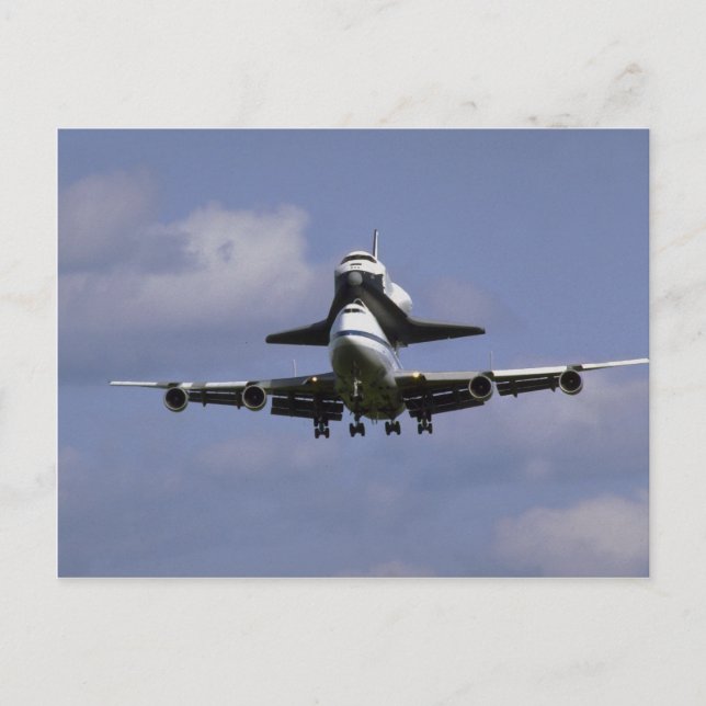 Postal 747 y el servicio de transporte al aeropuerto inte (Anverso)