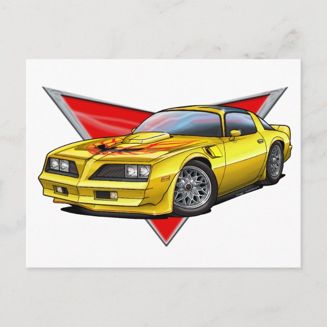 Postal 77-78 Amarillo Firebird TA (Anverso)