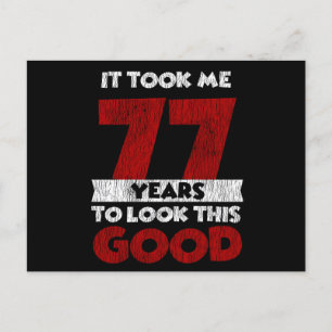 Postal 77 Cumpleaños Me Hizo Ver Bien Cumpleaños 77