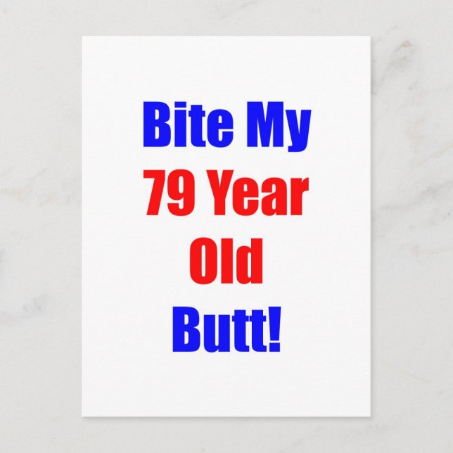 Postal 79 Bite My Butt (Anverso)