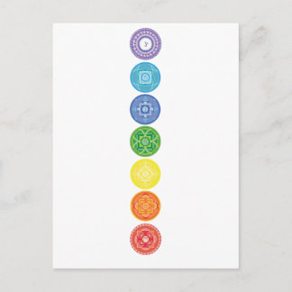 Postal 7 chakras