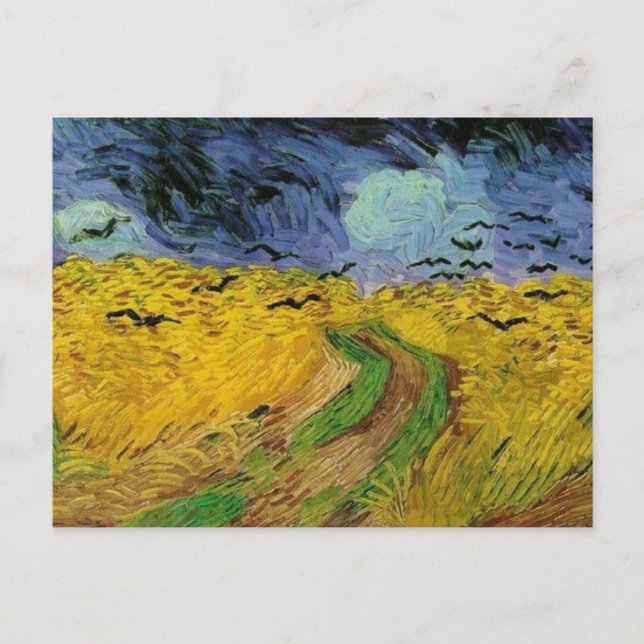 Postal 800px-vincent van gogh (1853-1890) - campo de trig (Anverso)