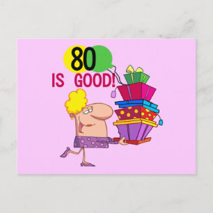 Postal 80 es camisetas y regalos de cumpleaños buenos