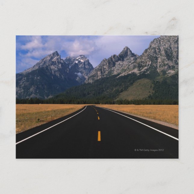 Postal 80 millas al sur del Parque Nacional Yellowstone, (Anverso)