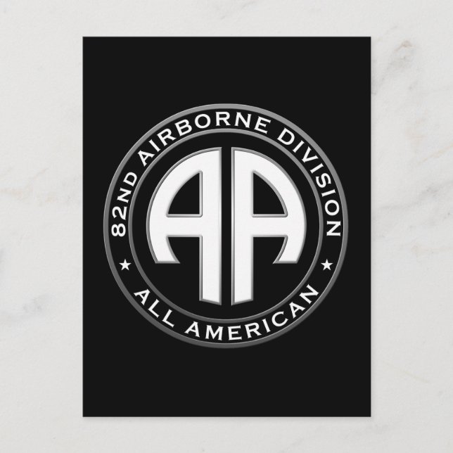 Postal 82.º Parche Casual de la División Aérea (Anverso)