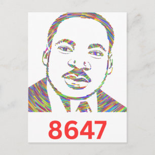 Postal 8647 Anti Trump 86 47 Retro Impugnar 47 Anti-trump