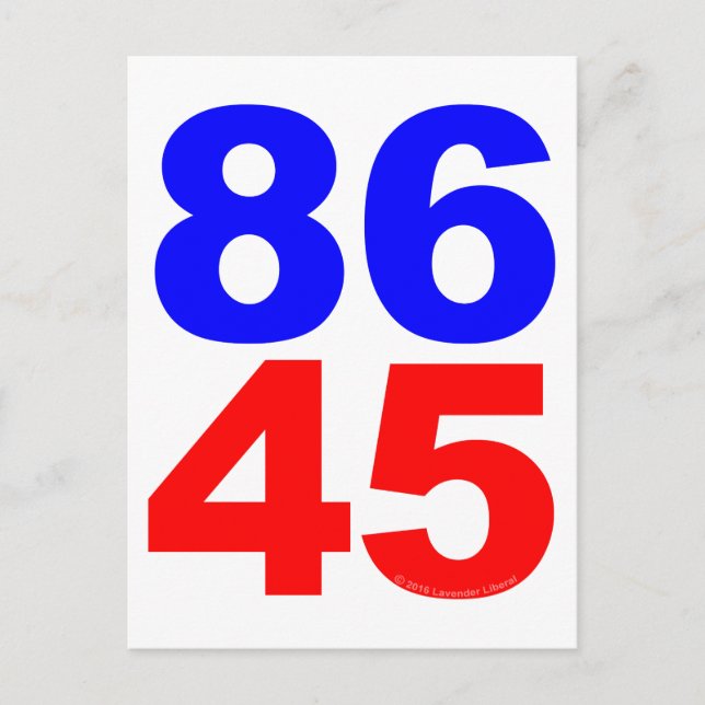 POSTAL 86 45 (Anverso)