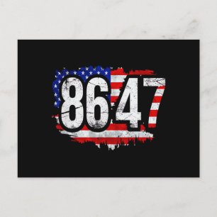 Postal 86 47 Anti Trump Presidente Derechos Humanos 8647